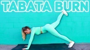 '20 Minute FAT BURNING TABATA Workout // At-Home Workout'