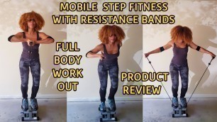 'Step Fitness Product Review – Full body Workout, Mobile and Affordable Mini Stepper With LCD Display'