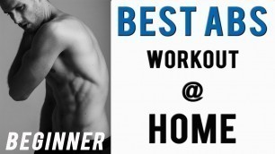 Basic Abs Workout At Home For Men (Beginner) - Male Model Workout