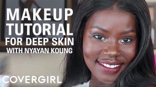 'Everyday Makeup Tutorial for Deep Skin | COVERGIRL'
