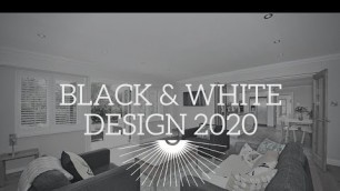 45+ Home Decor Ideas - Black & White Furniture Ideas 2020