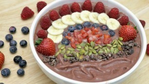 HOW TO MAKE ACAI BOWL | EASY AND HEALTHY ACIA BOWL RECIPES