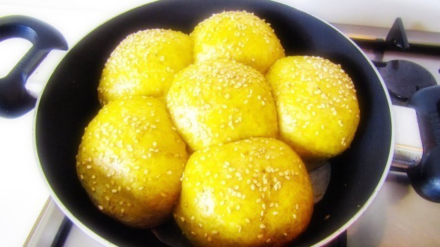 'No Oven Bread/ DINNER ROLl / How To Make Buns Without Oven /MY LIFE IN ITALY / Pane Fatto In Casa'
