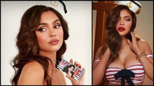 'KYLIE JENNER Makeup Tutorial & Sailor Collection Kylie Cosmetics Review'