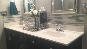 Master Bathroom Decorating Ideas & Tour on a Budget|Home Decorating Series