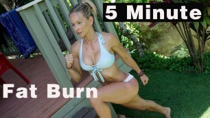 '5 Minute Fat Burning Bikini Workout #124'