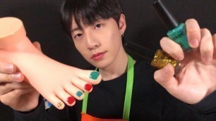 'ASMR 발톱관리 받고가세요! / Sleepy Toenail Care ASMR'