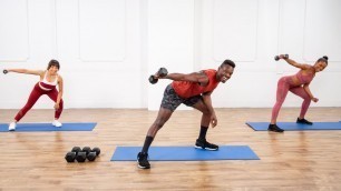 '30-Minute Intermediate Arm and Ab Workout With Weights From Raneir Pollard'
