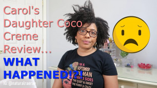 'I tried Carol\'s Daughter Coco Creme Moisturizing Butter and this is what happened....| Demo & Review'