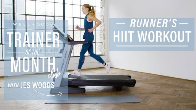 '15-Minute Runner’s Treadmill HIIT Workout | Trainer of the Month Club | Well+Good'