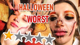 'I WENT TO THE WORST REVIEWED MAKEUP ARTIST FOR MY HALLOWEEN MAKEUP'