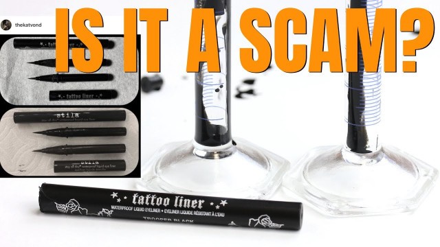 'KVD Tattoo Liner VS mini - is it a scam? | THE MAKEUP BREAKUP'