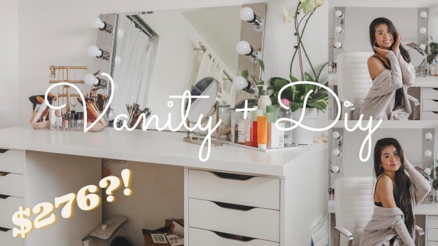 'VANITY MAKEOVER: UNDER $400 IKEA, DIY MIRROR, PINTEREST STYLE'