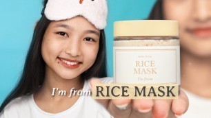 'I\'m from-RICE MASK | Easy Steps | Korean skincare'