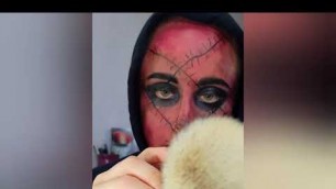 'HALLOWEEN MAKEUP | DARTH MAUL (SEWN BACK TOGETHER | Jessa Jaguar'