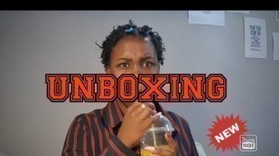 Unboxing New Hair Products after THE BIG CHOP
