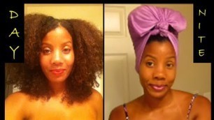 [48]  Easy Night Time Routine  To Maintain Wash and Go (Natural Hair)
