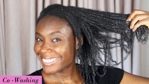 'My Cowash Routine for Healthy Natural Hair - ft. Eden BodyWorks Cowash'