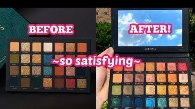 Rearrange My Alter Ego Artemis Palette With Me (Three Tries!)