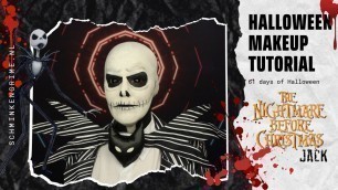 'Jack Skellington Makeup Tutorial | Halloween Makeup | SchminkenGrime nl'