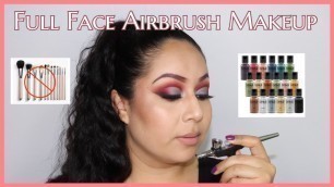 A Half Smokey Cut Crease using Airbrush Makeup