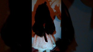 Curly doll hair care