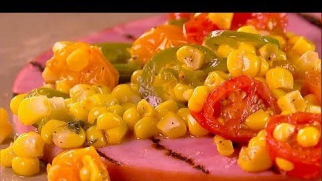 'Michael Symon 5 in 5: Grilled Ham Steak Recipe | The Chew'