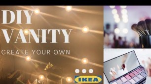 'DIY VANITY MIRROR | IKEA PRODUCTS'