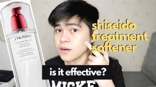 'SHISEIDO TREATMENT SOFTENER REVIEW | FOR NORMAL TO OILY SKIN | DEEJIMON TV'
