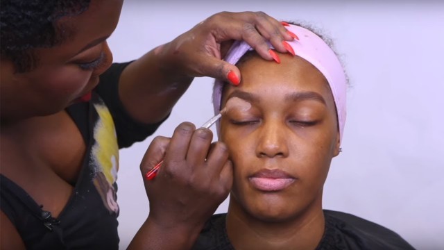 'PROM MAKEUP TRANSFORMATION | MOBILE AFRO HAIRDRESSERS AND BEAUTY UK| MAHB#MAKEUPTRANSFORMATION'