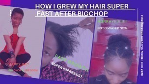 HOW TO GET RAPID HAIR GROWTH AFTER BIG CHOP WITH SECRET HOMEMADE ELIXIR FOUND IN YOUR KITCHEN #EDGES