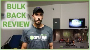 'BODY BEAST BULK BACK REVIEW - CONSISTENCY PAYS OFF'