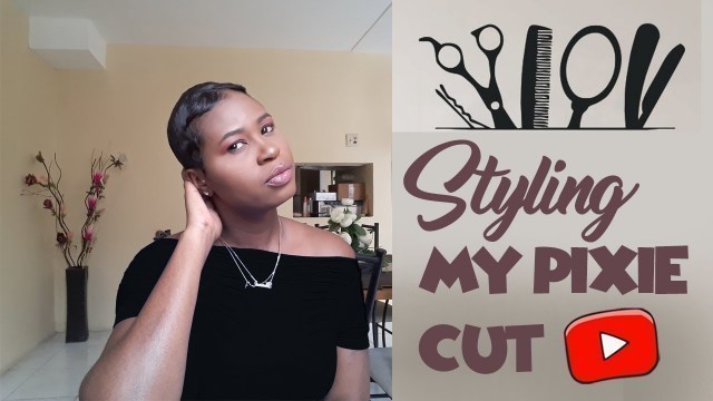 Styling My Short Hair at Home I After Big Chop I Shanz Knight I PT2
