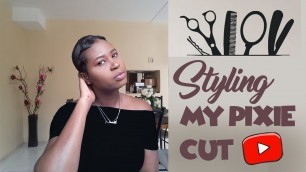 Styling My Short Hair at Home I After Big Chop I  Shanz Knight I PT2