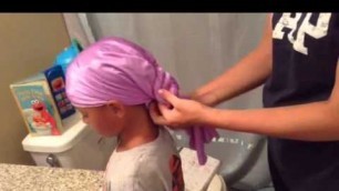 Biracial Hair Care 101: How to use a sleep cap