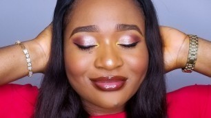Everyday Makeup Tutorial For BLACK Women Using Drugstore Products