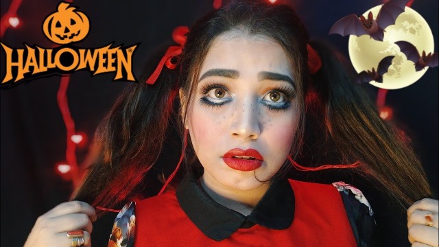 'Creepy Doll Halloween Makeup Tutorial