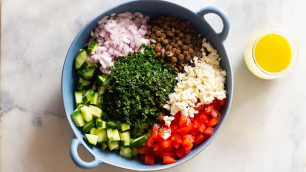 'Easy Lentil Salad | Perfect Prep Ahead Lunch'