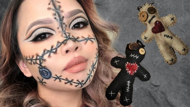 'Easy Halloween Stitched Makeup Tutorial l Halloween Series'