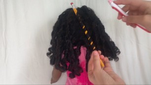 How to Care for Textured Curly American Girl Doll Hair | Gabriela, Cecile, #44, #46 's Hair