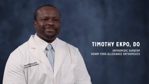 Timothy Ekpo, DO - Orthopedic Surgery, Henry Ford Allegiance Orthopedics
