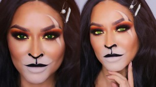 'Glamorous \"Scar\" The Lion King Makeup Tutorial | Halloween Makeup'