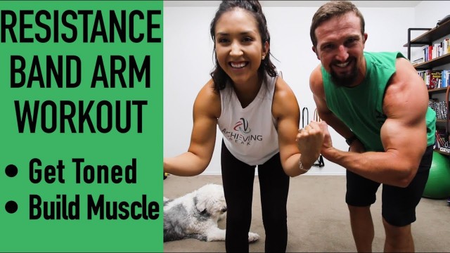 'Resistance Band Arm Workout - 24 Minute Resistance Band Workout'