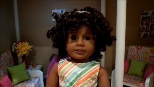 How I Care for American Girl #58's hair + Some Hairstyle Ideas for Dolls with Super Curly Hair!