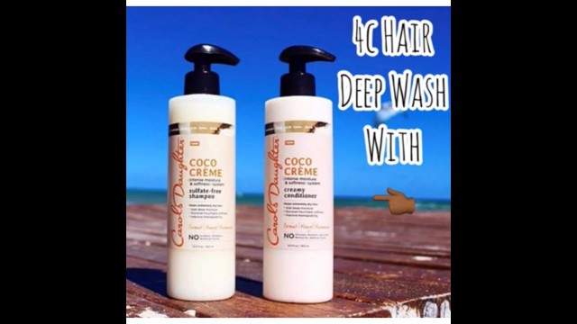 'Carols Daughter CoCo Creme Wash and Go on 4C Hair REVIEW'