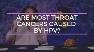 Are most throat cancers caused by HPV?