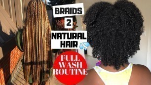 FULL Wash Routine for Braid Takedown | How I Keep My Sisters Hair Hydrated