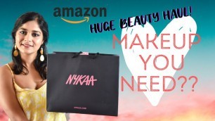 HUGE BEAUTY & MAKEUP HAUL AUGUST 2020 | Nykaa Sale 2020 Haul | Amazon Beauty Sale