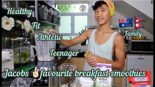 'Jacobs Favourite Healthy Breakfast Smoothie Recipes || 