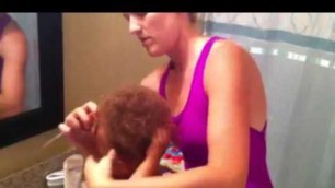 Biracial Haircare 101: Free Hair with Clip Ups Toddler Style